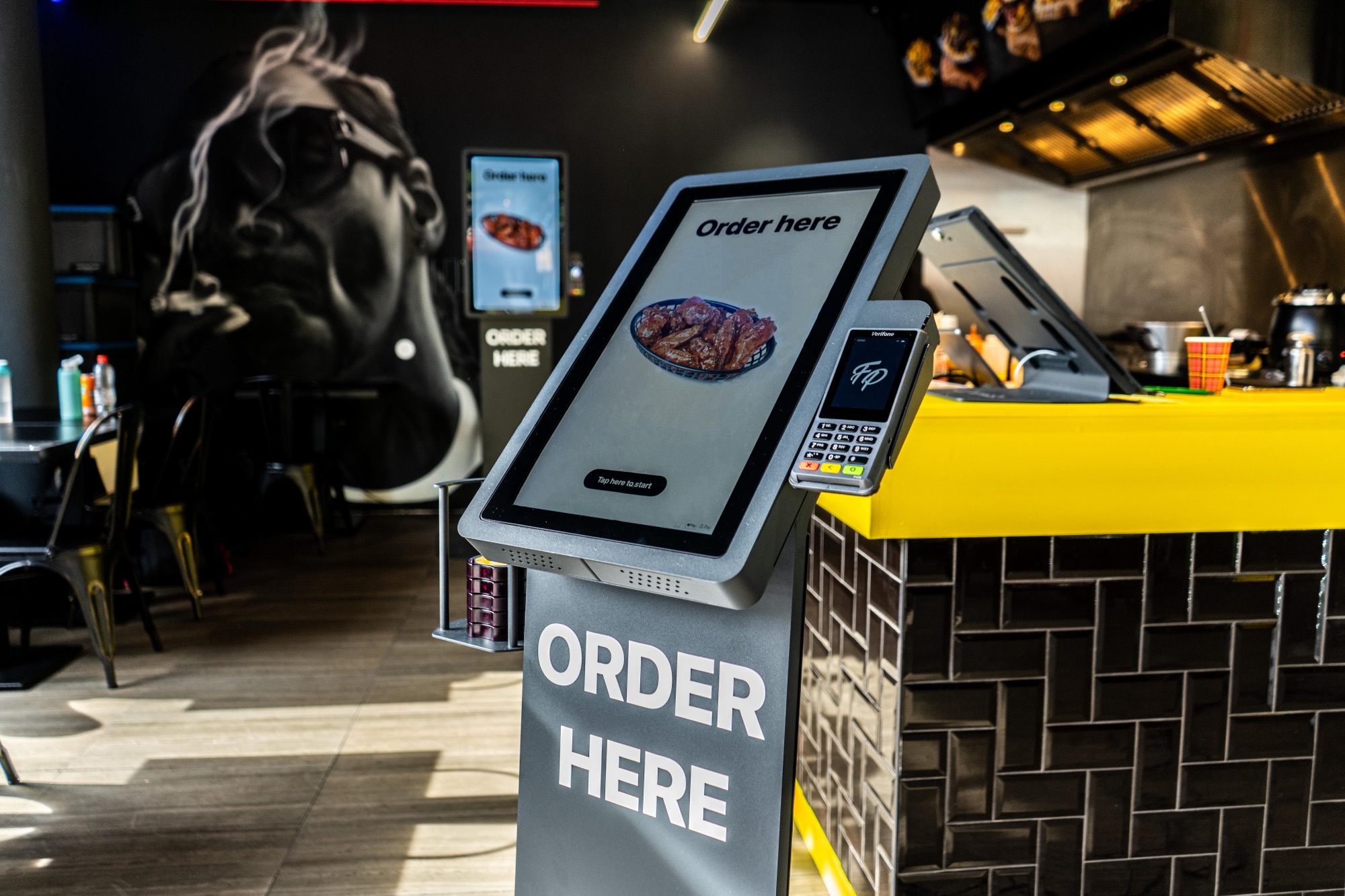 Bestelzuil in horecazaak